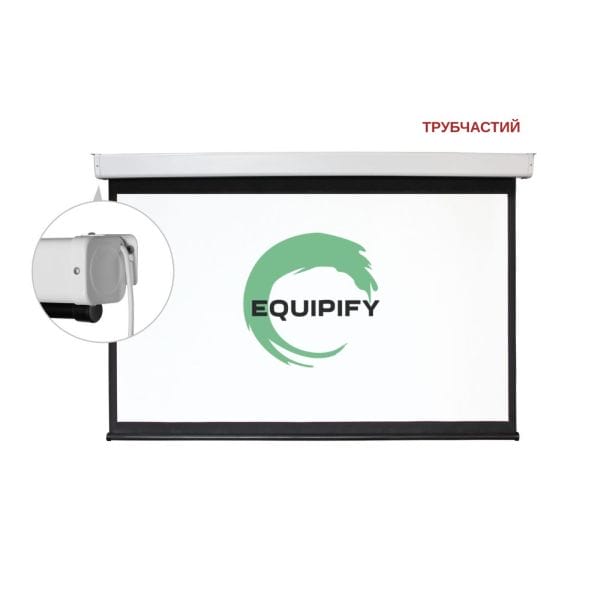Екран для проектора Equipify ESAA100 (моторизований, настінно-стельовий, 100", (16:9), 221*123)