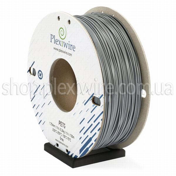 PETG пластик для 3D принтера чорний 100м / 0,3кг/ 1.75мм