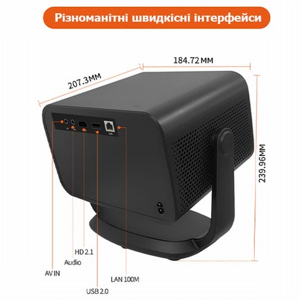 Проектор EQUIPIFY UX-C30 (LED, Андроїд)