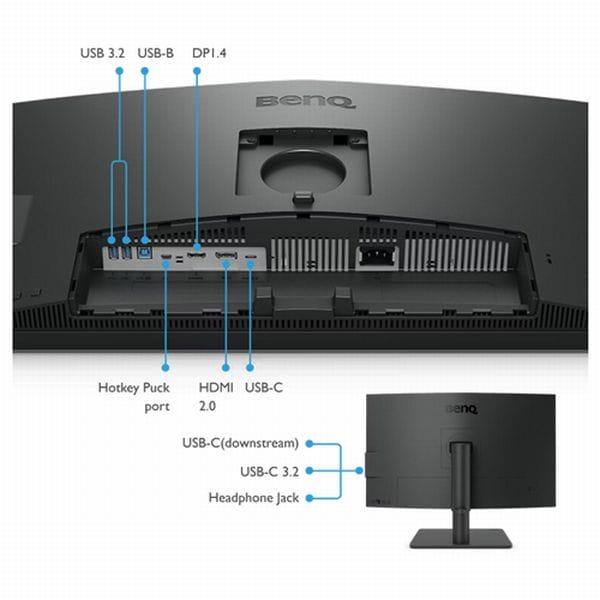 Монітор для дизайнерів BenQ PD2706U (27', 4K UHD, P3 DisplayHDR 400, USB-C)