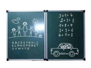 Дошка для крейди - 125х400 см. Поверхня - комбінована. крейда/маркер