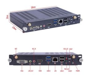 Вбудований комп'ютер OPS Intech 9950 10 gen