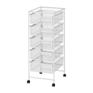 Комод, органайзер OTY03-3 П'ЯТИ-ЯРУСНА ЕТАЖЕРКА НА КОЛІЩАТКАХ