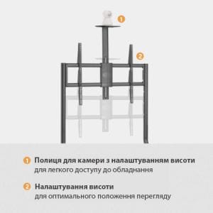 ПІДСТАВКА ДО ПАНЕЛІ АБО ТЕЛЕВІЗОРА EQUIPIFY TTL16-69FW