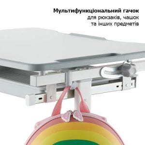 Шкільна парта-трансформер зі стільцем EQUIPIFY B207EDU (блакитна)