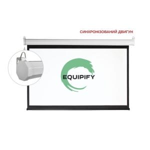 Екран для проектора Equipify ESAA100 (моторизований, настінно-стельовий, 100", (16:9), 221*123)