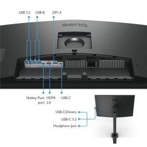 Монітор для дизайнерів BenQ PD3205UA (Ergo Arm 4K UHD sRGB HDR10 USB-C)