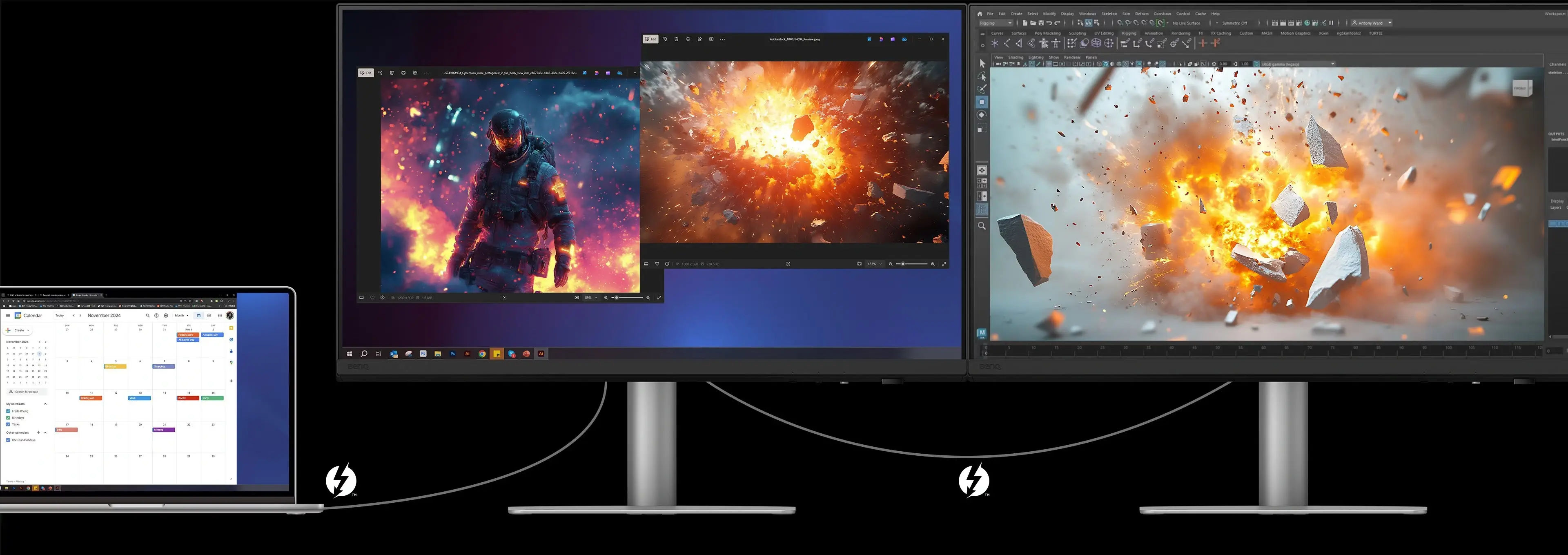 monitor benq pd3226g 2