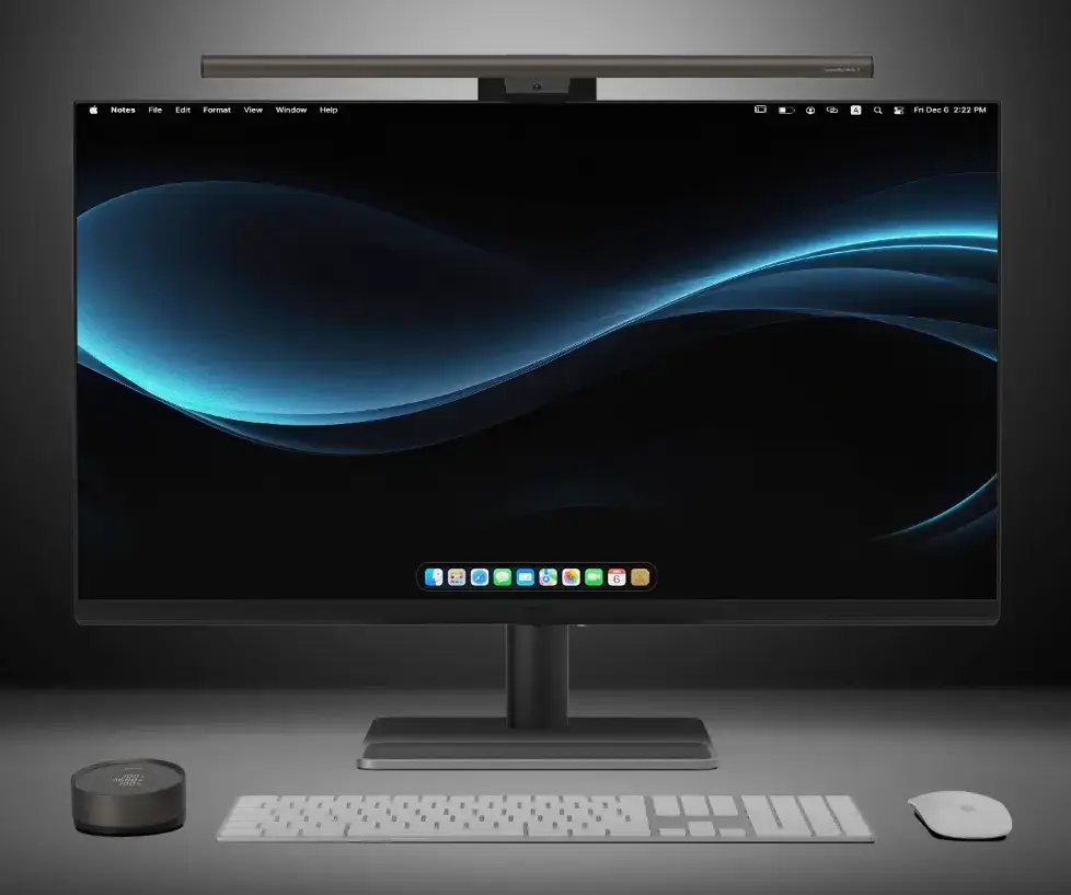 benq clip screenbar halo 2 dark grey